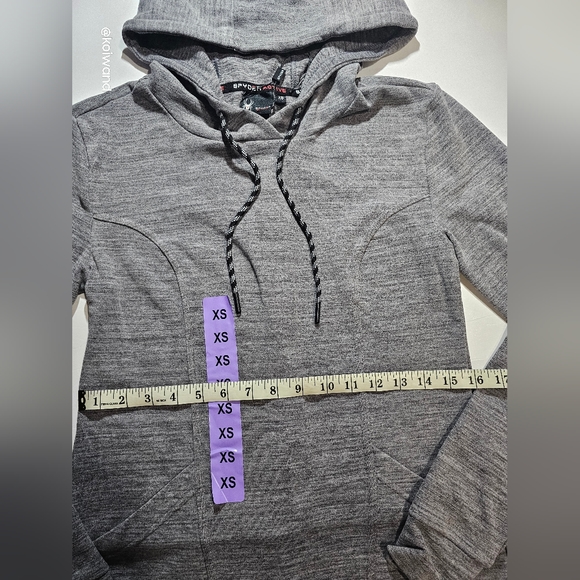 NWT Spyder Women's Gray Hoodie Sweater Size XS - Picture 10 of 11